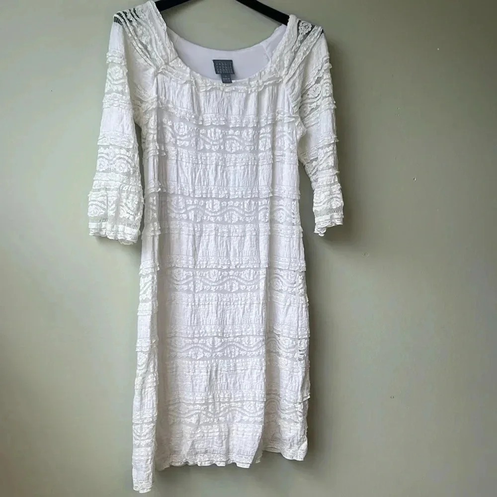 Rabbit White Lace Dress
